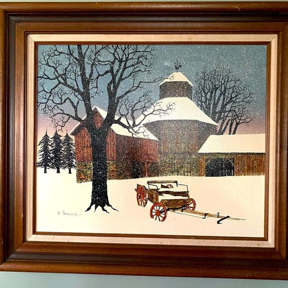 H Hargrove original signed oil painting - Picture 1 of 2